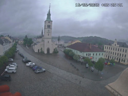 Náměstí, koste sv. Markéty