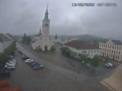 Náměstí, koste sv. Markéty