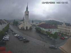 Náměstí, koste sv. Markéty