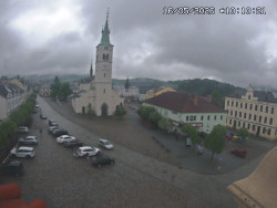 Náměstí, koste sv. Markéty