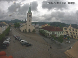 Náměstí, koste sv. Markéty