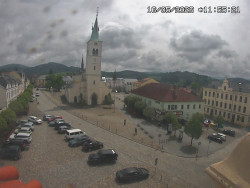 Náměstí, koste sv. Markéty