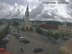 Náměstí, koste sv. Markéty
