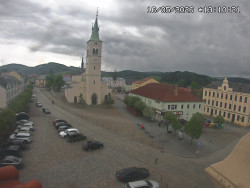 Náměstí, koste sv. Markéty