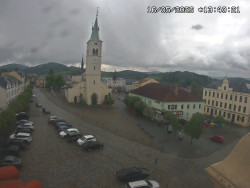 Náměstí, koste sv. Markéty