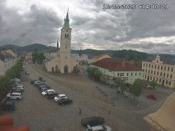 Náměstí, koste sv. Markéty