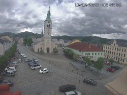Náměstí, koste sv. Markéty