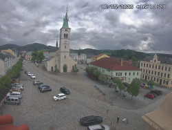 Náměstí, koste sv. Markéty