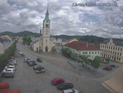 Náměstí, koste sv. Markéty
