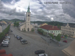 Náměstí, koste sv. Markéty