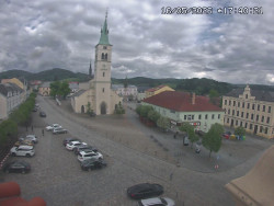 Náměstí, koste sv. Markéty