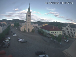 Náměstí, koste sv. Markéty