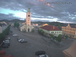 Náměstí, koste sv. Markéty