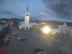 Náměstí, koste sv. Markéty