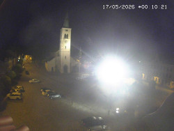 Náměstí, koste sv. Markéty