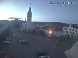 Náměstí, koste sv. Markéty