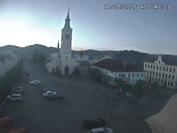 Náměstí, koste sv. Markéty