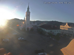 Náměstí, koste sv. Markéty