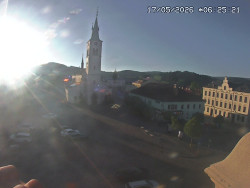 Náměstí, koste sv. Markéty