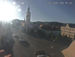 Náměstí, koste sv. Markéty