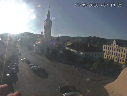 Náměstí, koste sv. Markéty
