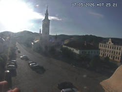 Náměstí, koste sv. Markéty