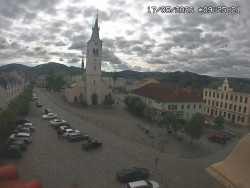 Náměstí, koste sv. Markéty