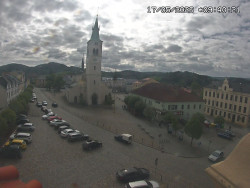 Náměstí, koste sv. Markéty