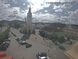 Náměstí, koste sv. Markéty