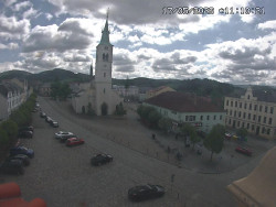 Náměstí, koste sv. Markéty