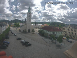 Náměstí, koste sv. Markéty