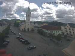 Náměstí, koste sv. Markéty