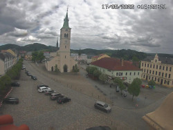 Náměstí, koste sv. Markéty