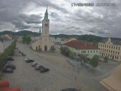 Náměstí, koste sv. Markéty