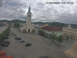 Náměstí, koste sv. Markéty