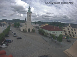Náměstí, koste sv. Markéty