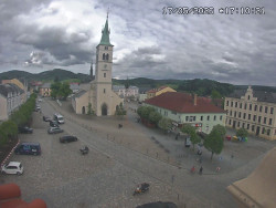 Náměstí, koste sv. Markéty