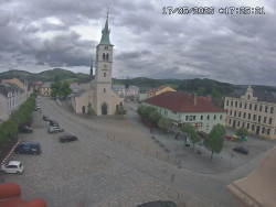 Náměstí, koste sv. Markéty