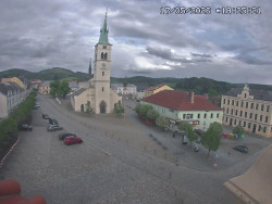 Náměstí, koste sv. Markéty