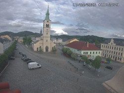 Náměstí, koste sv. Markéty