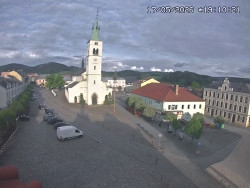 Náměstí, koste sv. Markéty