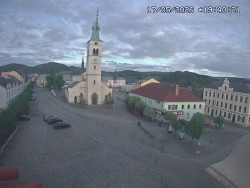 Náměstí, koste sv. Markéty
