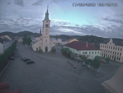 Náměstí, koste sv. Markéty