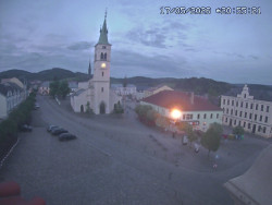 Náměstí, koste sv. Markéty