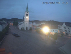 Náměstí, koste sv. Markéty