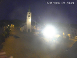 Náměstí, koste sv. Markéty