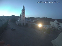 Náměstí, koste sv. Markéty