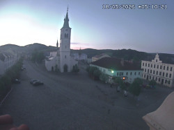 Náměstí, koste sv. Markéty