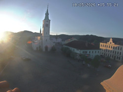 Náměstí, koste sv. Markéty