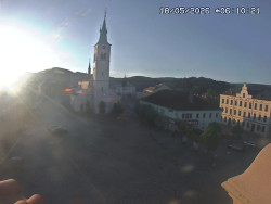 Náměstí, koste sv. Markéty